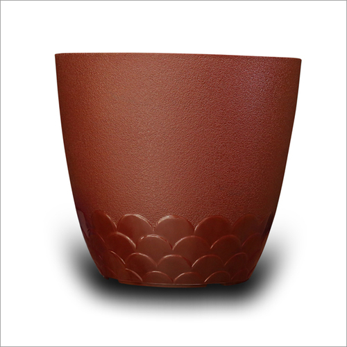 Brown Flora Pot